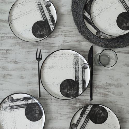 Keraart Shadowy Nordic Pasta Tabağı 22 Cm 6 Adet 21783