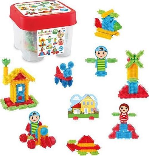 Oyuncak Twox Çocuk 03316 Kaktüs Blokları 80 Parça