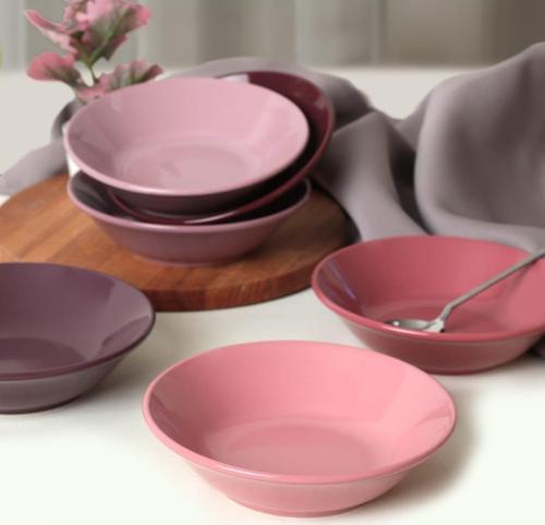 Mixed Hitit Yemek Tabağı 18 Cm 6 Adet - 451/572