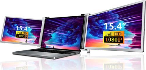 NPM20 15.4" FHD 1080p IPS Type-C Taşınabilir Dizüstü 2'li Monitör Çoklayıcı Notebook Monitör