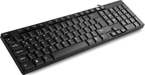 KB-871U Siyah Q Usb Kablolu Standart 108 Tuşlu Klavye