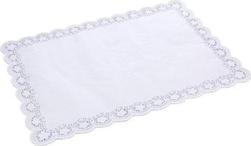 Dolphin Kağıt Tepsi Altlığı Dikdörtgen Dantel 31X41 CM (100 Adet)
