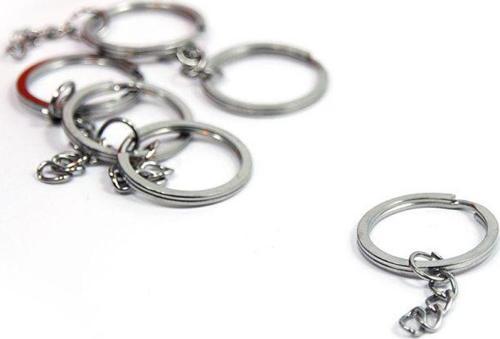Anahtarlık Halkası Zincirli 5 Cm (50 Adet)