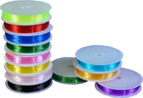 Esnek Misina İp Lastik 1 MM (50 Metre)  Karışık Renk