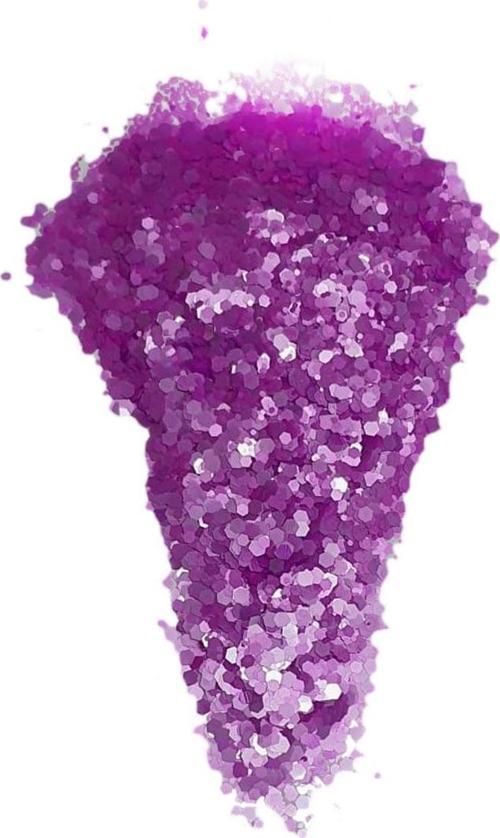 Glitter  NEON Sim Epoksi Süsleme Aksesuarı 5 GR  Lila