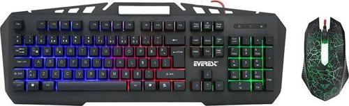KMX-99 Siyah Usb Gökkuşağı Zemin Aydınlatmalı Q Oyuncu Klavye + Mouse Set
