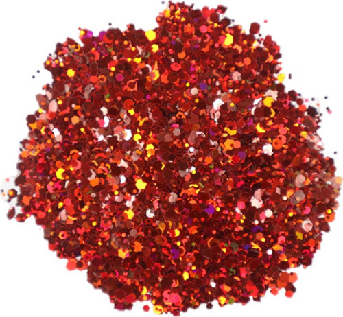 Glitter Sim Epoksi Süsleme Aksesuarı 5 GR Kırmızı