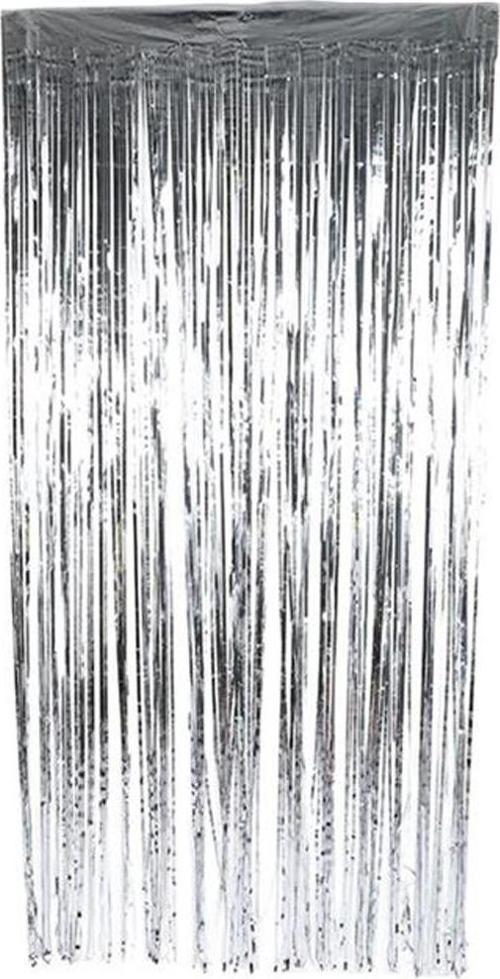 Kapı Perdesi Metalize (Kapı Banner) 100X200 CM  Gümüş