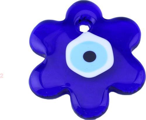 Cam Nazar Boncuğu Delikli Papatya Modeli Büyük Boy