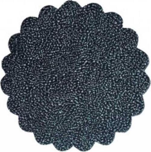 Karlı Organze Hazır Kesilmiş Tül 22 Cm (100 Adet)  Siyah