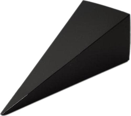 Karton Şeker Külahı Düz Renk 6x6x15.5 (25 Adet) Siyah