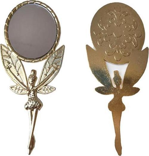 Metal Ayna Melekli Model  (20 Adet)  Altın