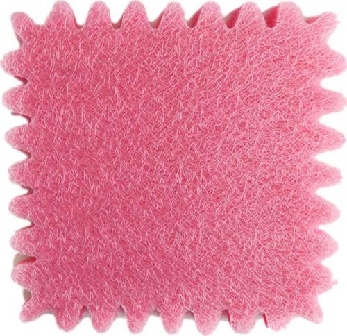 Organze Hazır Kesilmiş Kare Tül File Modeli 24 CM (100 Adet)  Pembe