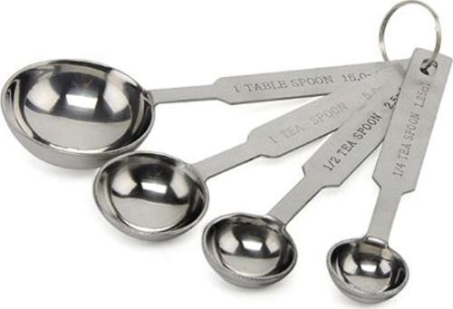 Metal Minik Ölçü Kaşıkları Ölçek Seti 4 lü Set B5013