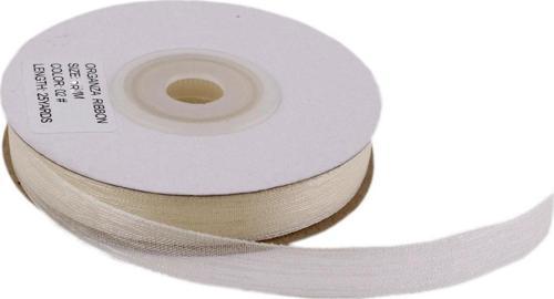 Organze Kurdele 20 MM (22 Metre)  Krem