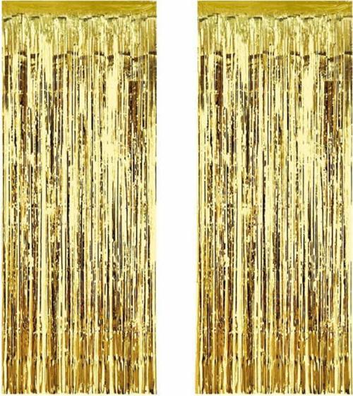 Metalize Arka Fon Süsü Asmalı 50X230 CM  Altın