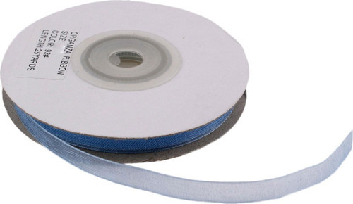 Organze Kurdele 6 MM (22 Metre) Mavi