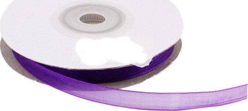 Organze Kurdele 6 MM (22 Metre) Mor