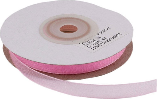 Organze Kurdele 6 MM (22 Metre) Pembe