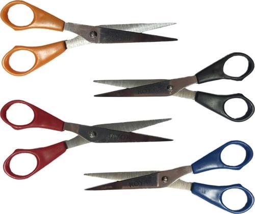 Sade Süslenmemiş Makas Plastik Saplı 14 CM