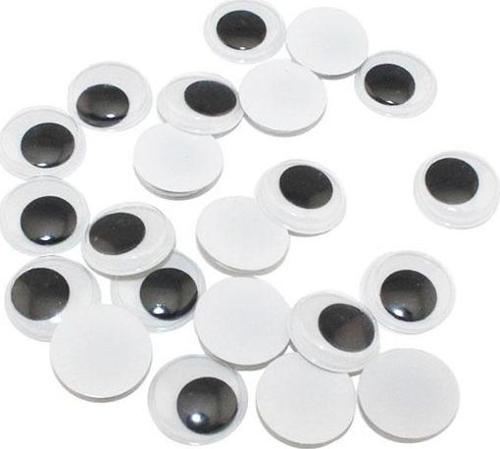 Oynar Plastik Göz Oyuncak Göz 20 MM (50 Adet)