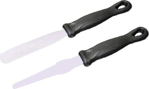 Pasta Sıvama Spatulası Oval  Ve Sivri Uçlu 2 Li Set