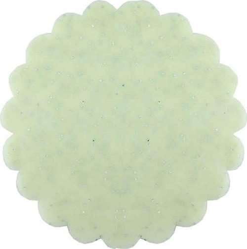 Taşlı Organze Hazır Kesilmiş Tül 22 Cm (100 Adet)  Krem