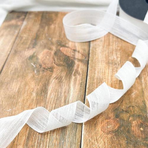 Nopel Keten Kurdele 2.5 Cm  (20 Metre)  Beyaz