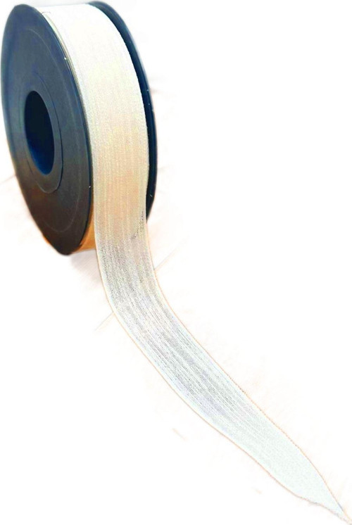 Nopel Keten Kurdele 2.5 Cm (20 Metre) Krem