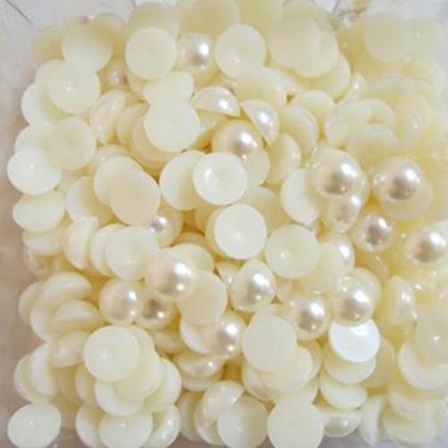 Yarım İncı Yuvarlak 8 Mm 250 Gr  Krem