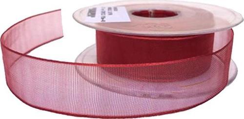 Şifon Kurdele 4 Cm (20 Metre) Kırmızı