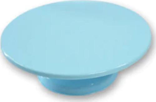 Plastik Döner Pasta Sıvama Standı 32 Cm Mavi