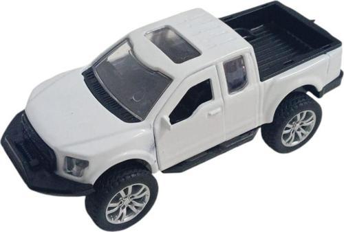 Çek Bırak Metal Arazi Aracı 13 cm - Beyaz