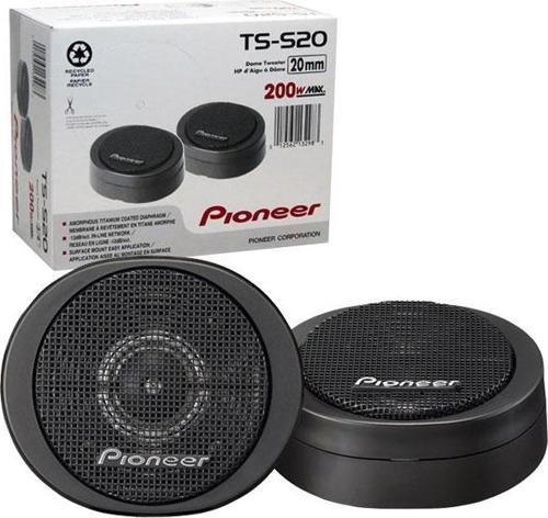 PIONEER TS-S20 3/4 20MM 200 WATT HARD DOME SUPER TWEETER TİZ HOPARLÖR (2Lİ TAKIM)