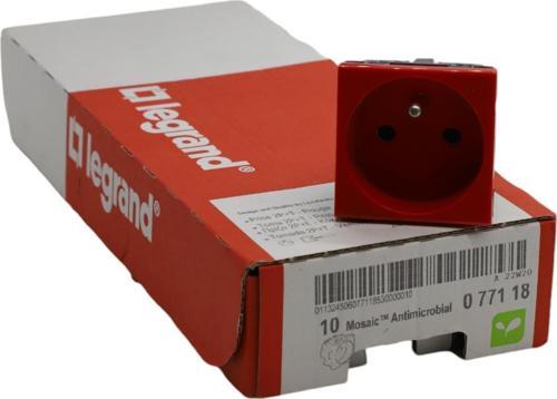 UPS PRİZİ 45X45 TEKLİ SİSTEM ARMADA RED (10'LU PAKET )