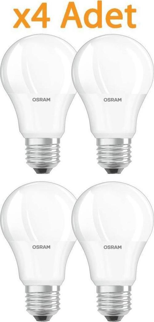 10W (75W) Led Ampul 2700K Sarı (4 Adet) E27 1055 Lümen
