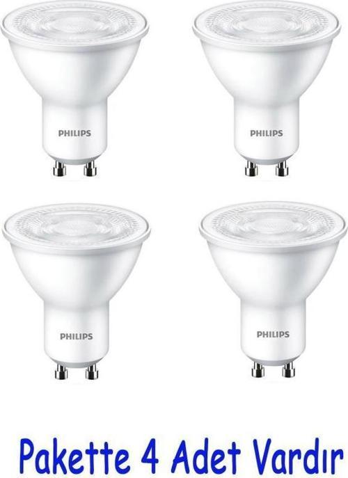 Essential 4,7W (50W) Led Spot Ampul Beyaz 6500K - 4 Adet