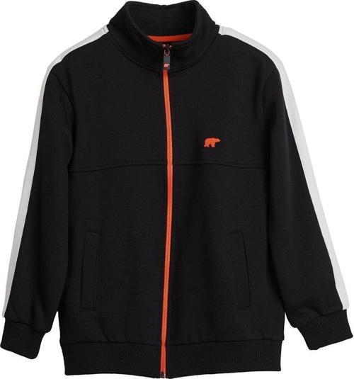 Harvey Full Zıp Çocuk Siyah Sweatshirt 24.06.12.002-C01