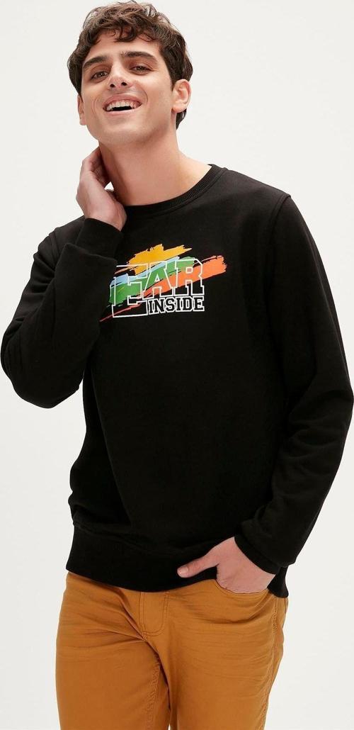 Crayon Crewneck Siyah Erkek Sweatshirt