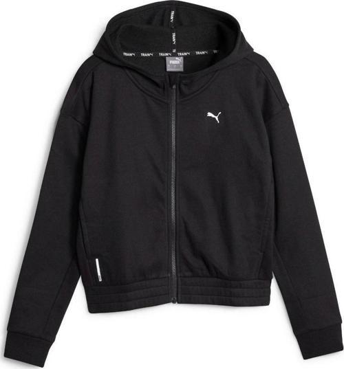 Train Favorite Fleece Kadın Siyah Kapüşonlu Ceket