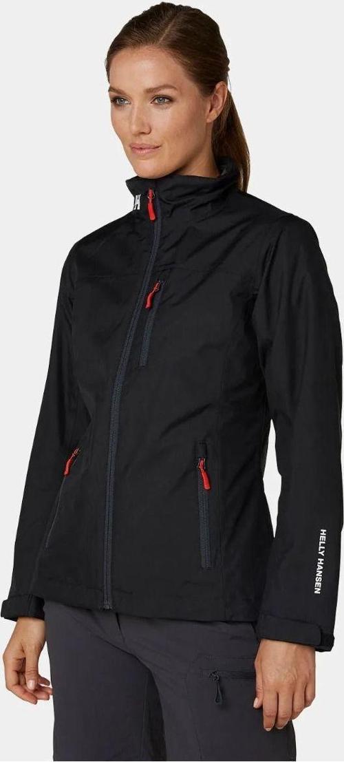 Crew Midlayer Kadın Siyah Dik Yaka Mont