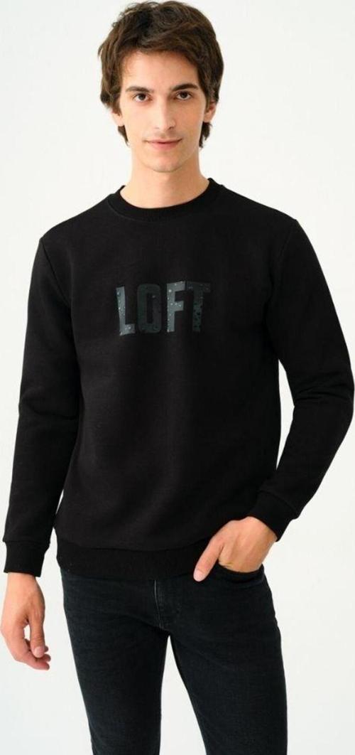 Erkek Sıfır Yaka Regular Fit Sweatshirt Lf2037698