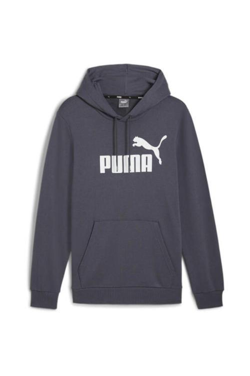 Erkek Gri Ess Big Logo Hoodie Sweatshirt 586689-23