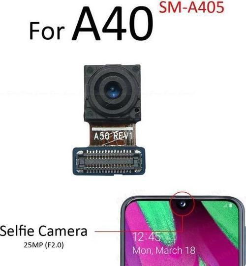 Samsung Galaxy A40 Ön Kamera (Orjinal)
