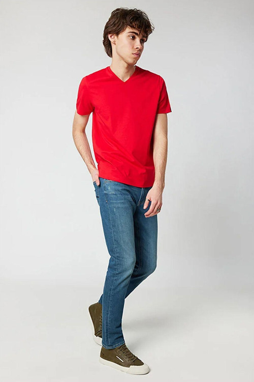 Erkek T-Shirt Lf2036274 Red
