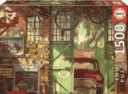18005 Old Garage Puzzle 1500 Parça Puzzle