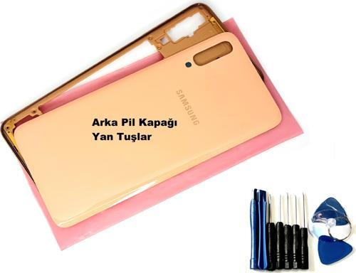 Samsung Galaxy A70 A 705 ORJ kasa Arka Pil Kapağı GOLD