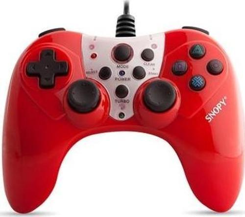 SG-300 Kırmızı Usb Gamepad 1.8m Kablo Uzunluğu