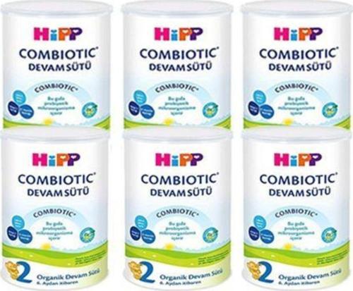 350 Gr 2 Numara Organik Combiotic Bebek Devam Sütü 6 Lı Paket