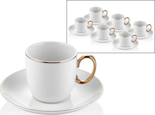 Bloom Gold 6lı Yaldızlı Kahve Fincanı Takımı